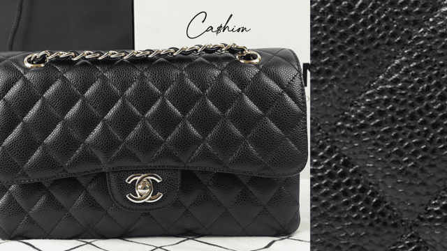Cách chọn túi Chanel Classic Flap: Da Caviar hay Lambskin?