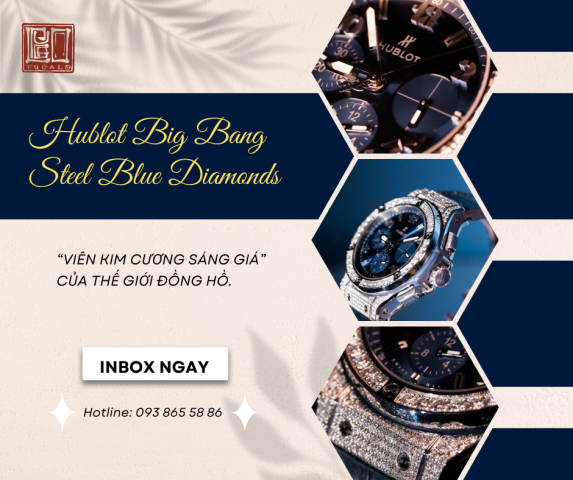 Đồng hồ Hublot Big Bang Steel Blue Diamonds