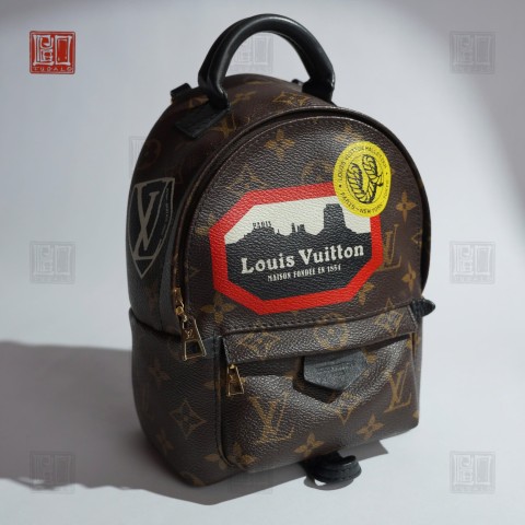 Louis Vuitton Monogram World Tour Palm Springs Backpack Mini