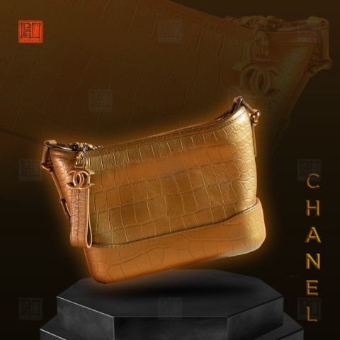Chanel Gabrielle Hobo Quilted Aged Calfskin