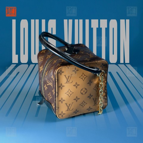 LOUIS VUITTON REVERSE MONOGRAM SQUARE BAG