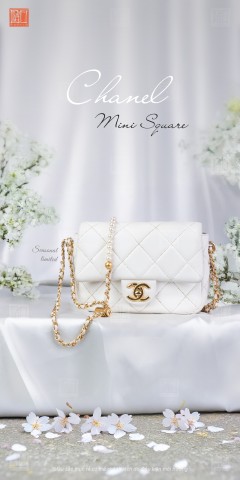 Chanel Mini Square Trắng
