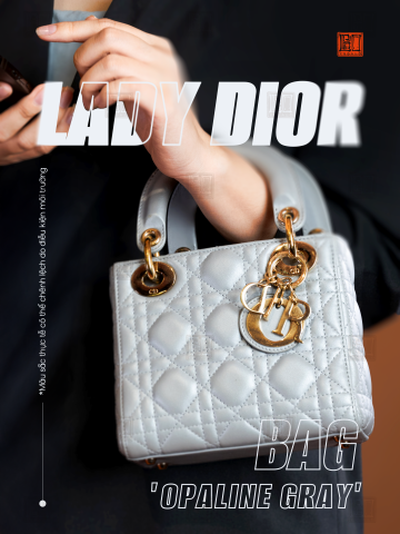 Lady Dior Opaline Gray