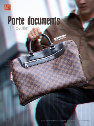 Louis Vuitton Porte Documents – Damier Canvas