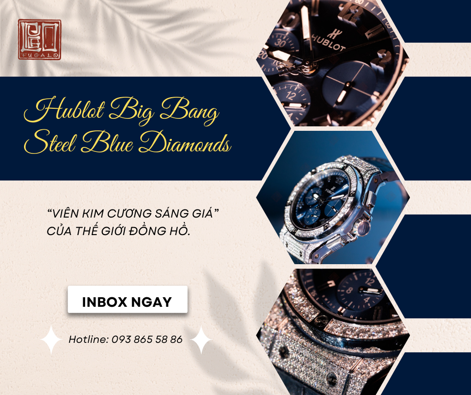 Đồng hồ Hublot Big Bang Steel Blue Diamonds