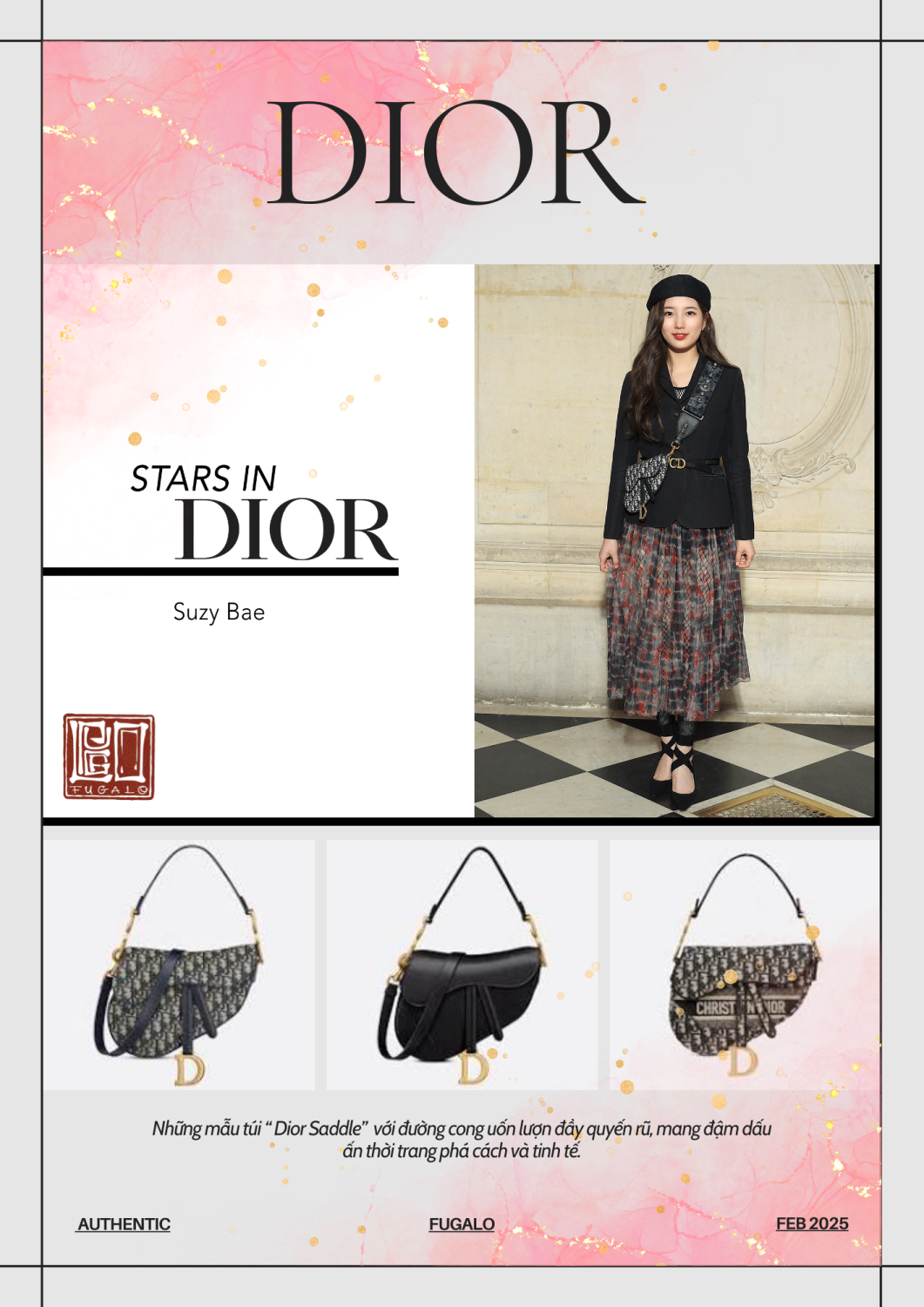 Dior Saddle - Dòng túi sống mãi với thời gian.