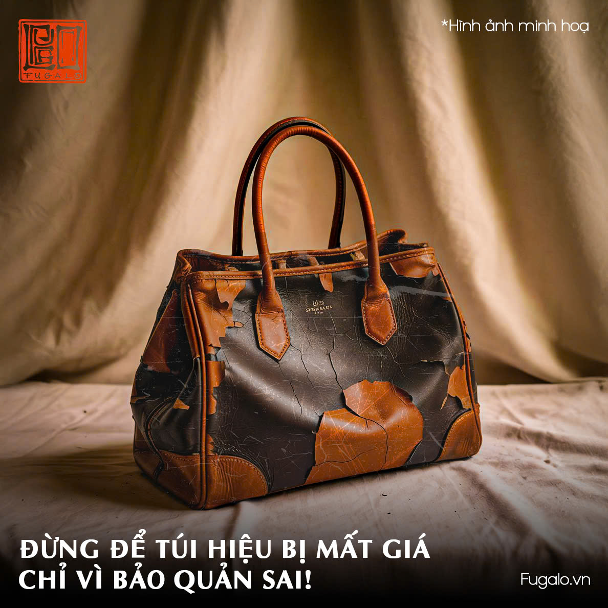 Bảo quản sai cách khiến túi hiệu xuống cấp nhanh chóng