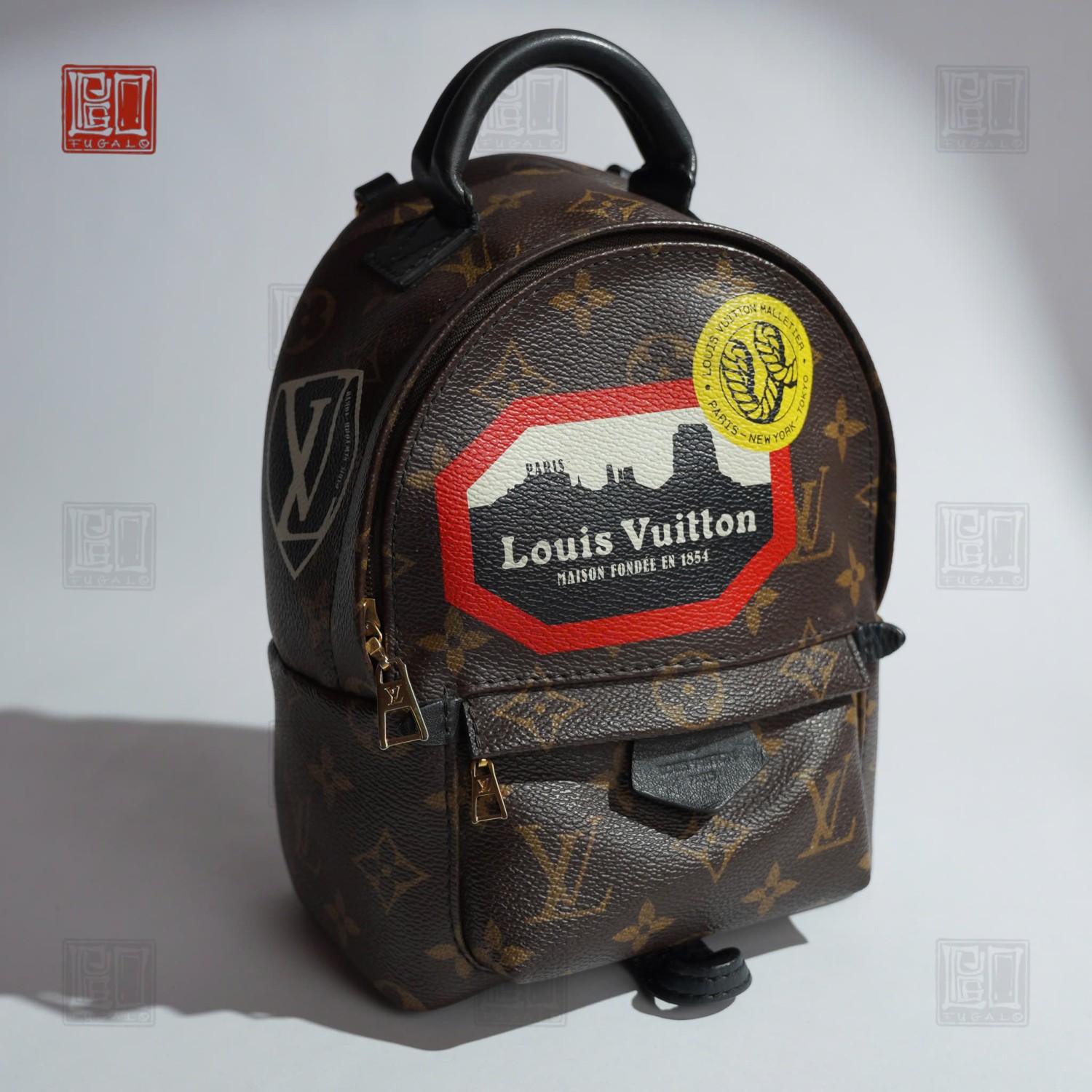 Louis Vuitton Monogram World Tour Palm Springs Backpack Mini