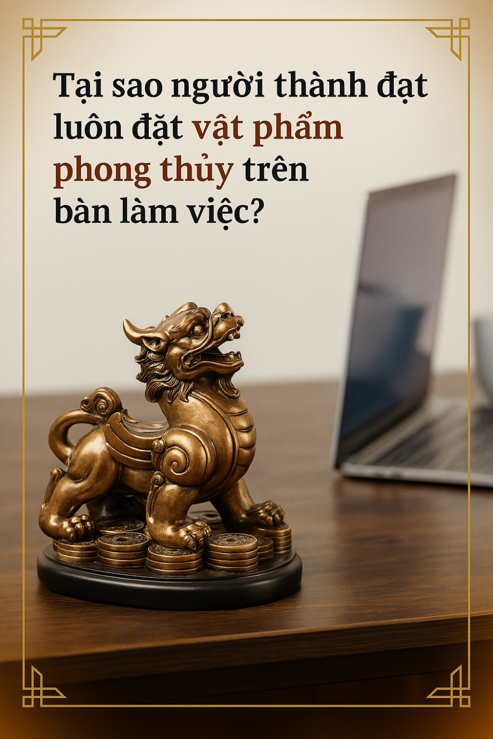 Bí mật phong thủy trên bàn làm việc của người thành đạt.