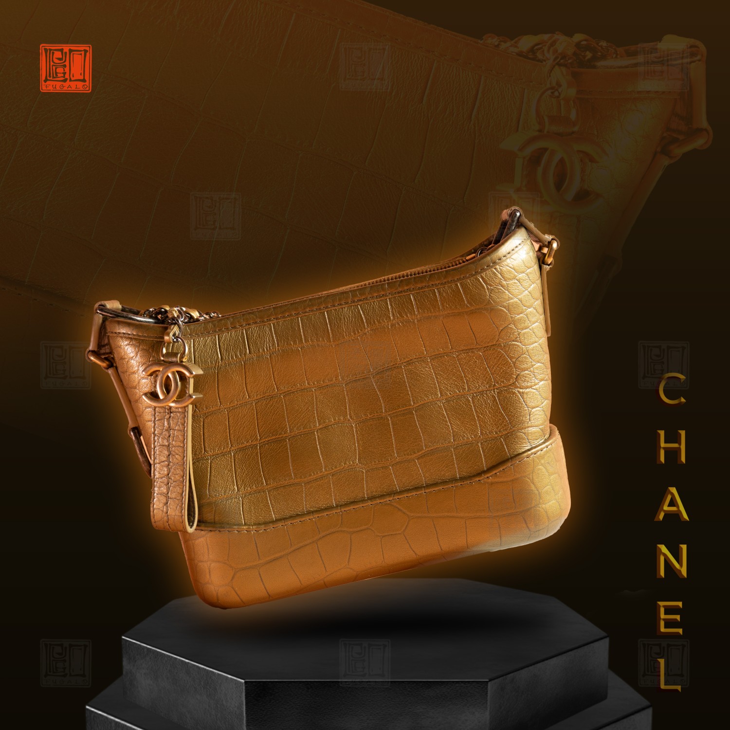 Chanel Gabrielle Hobo Quilted Aged Calfskin