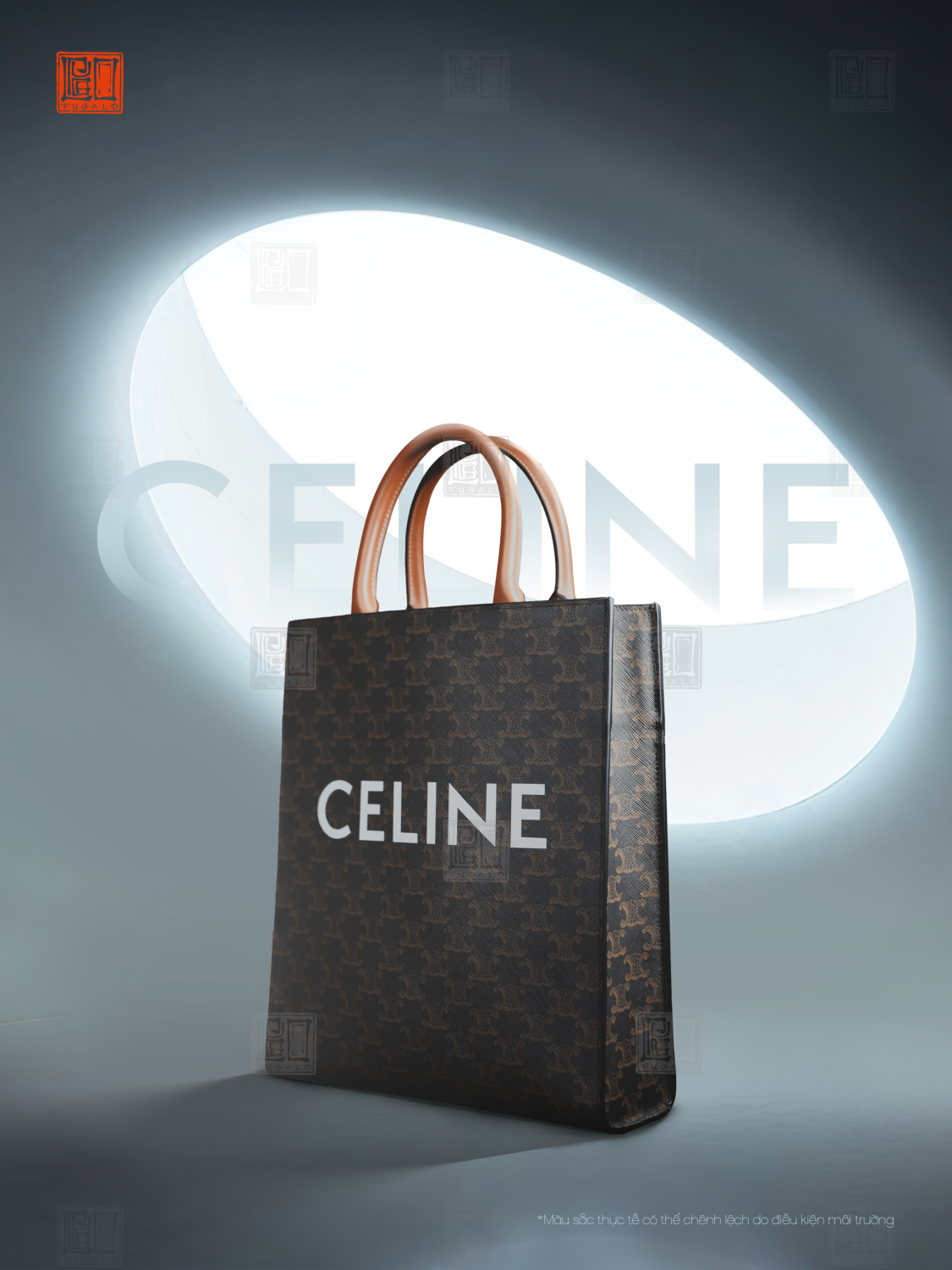 Celine Vertical Cabas Tote Bag