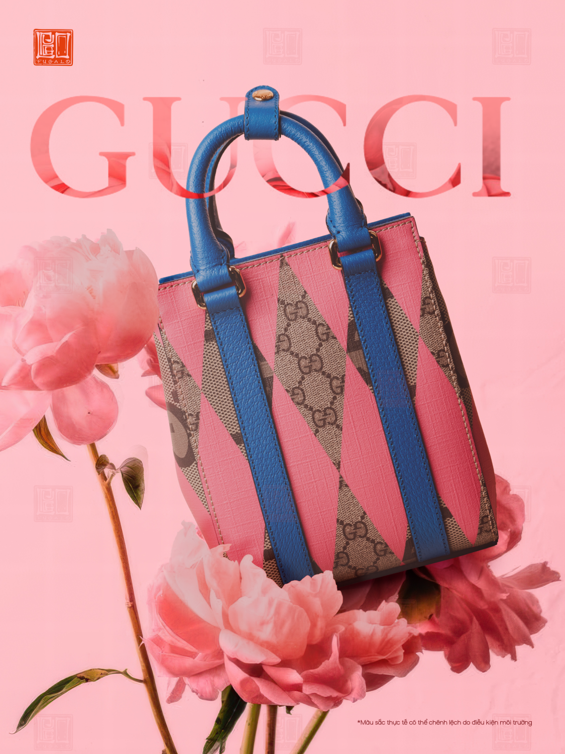 Gucci GG Supreme Rhombus Mini Tote Bag