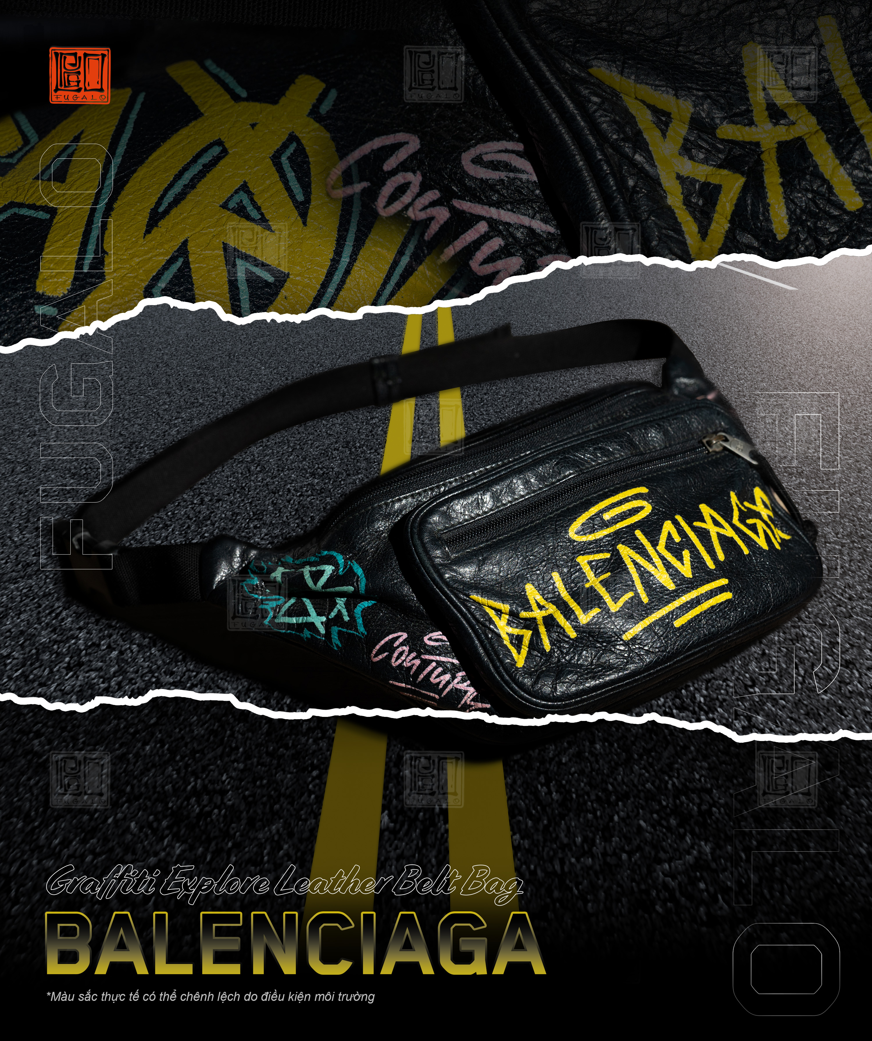 Balenciaga Graffiti Belt Bag