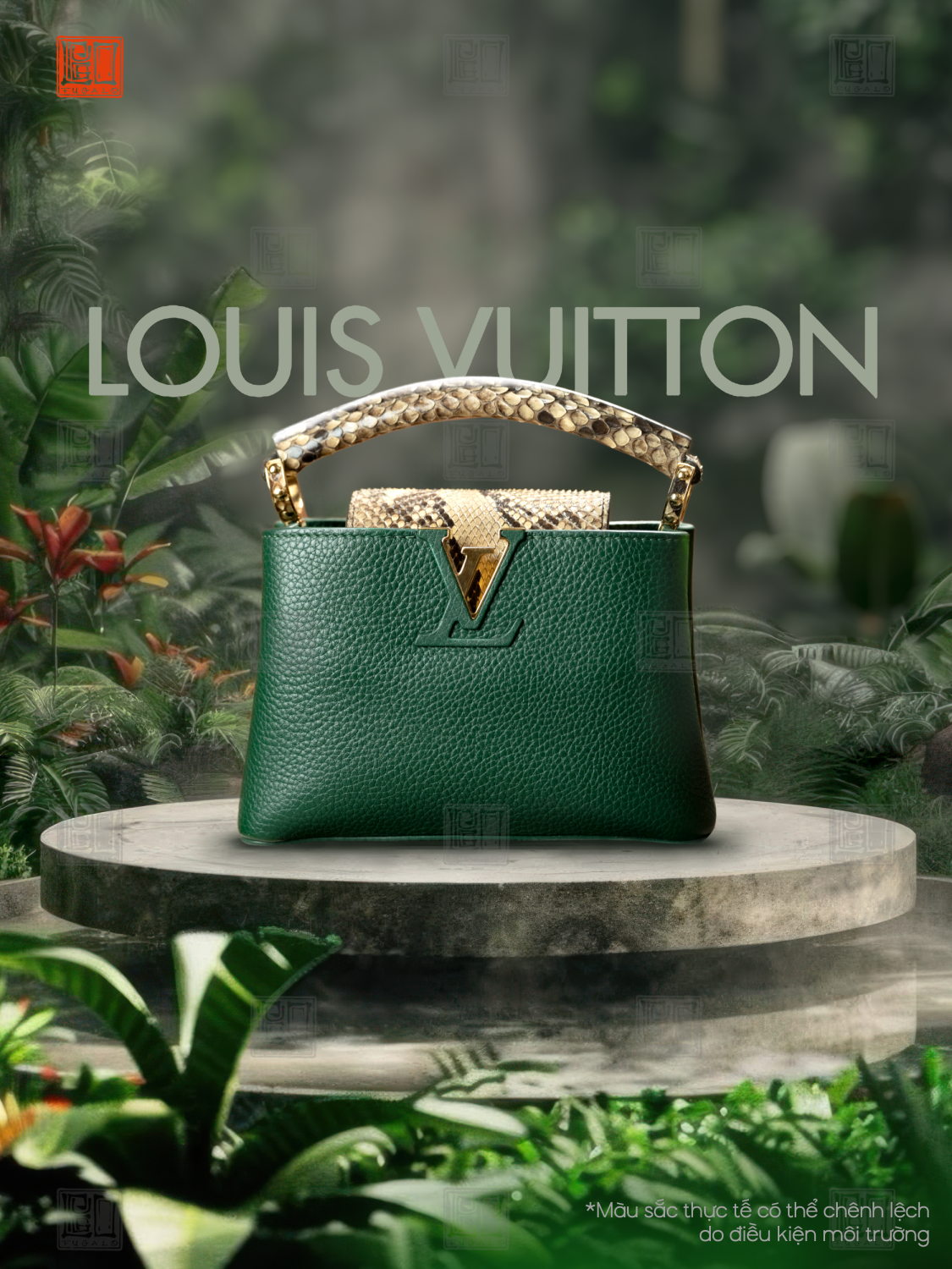 Louis Vuitton Python Capucines Mini Bag