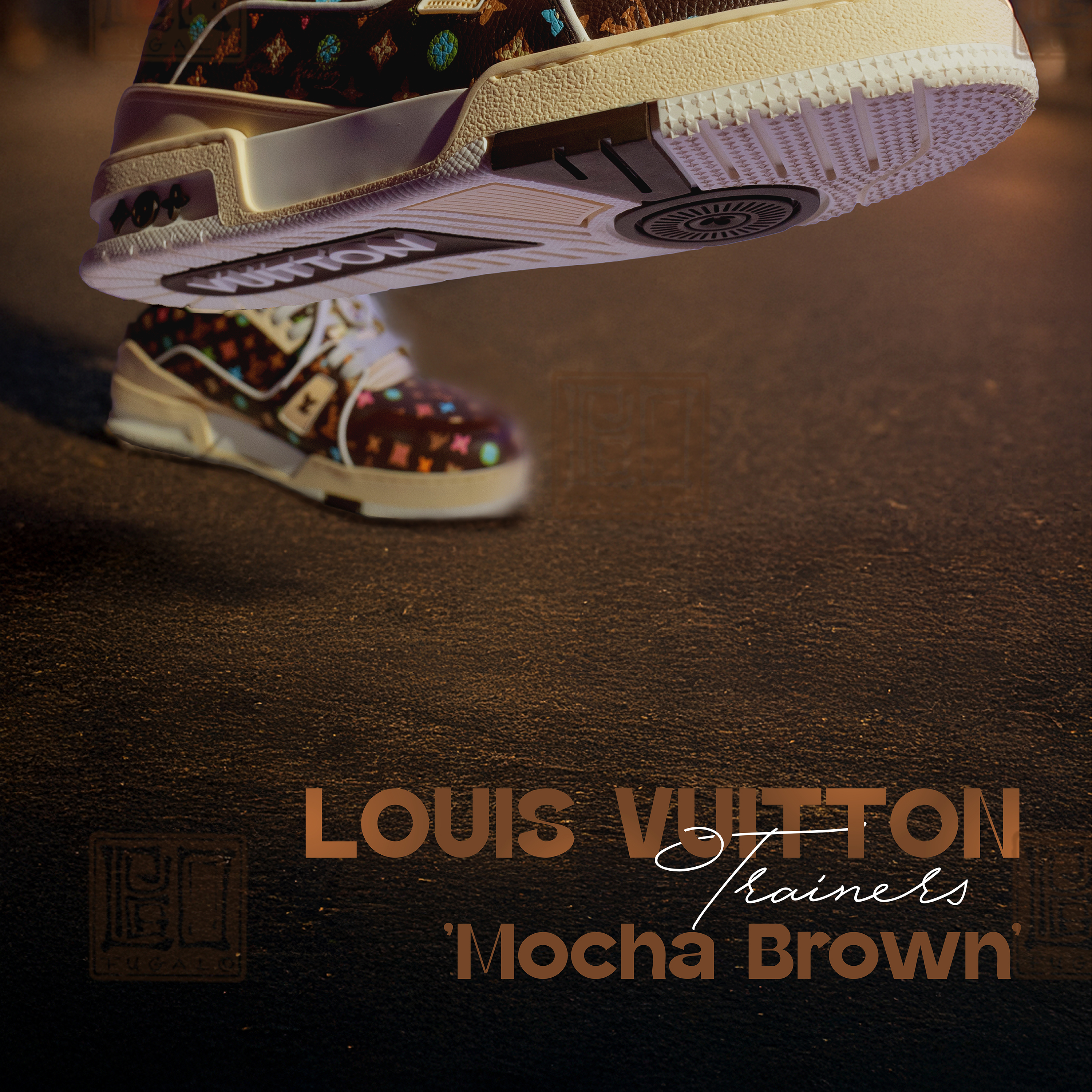 Louis Vuitton Trainer Mocha Brown