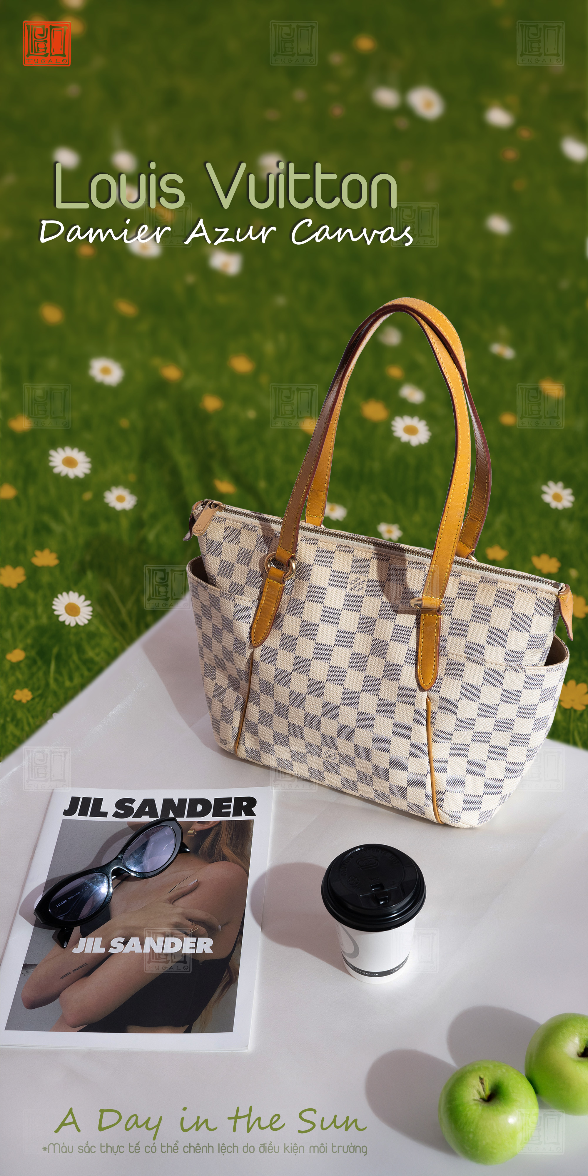 Louis Vuitton Damier Azur Canva