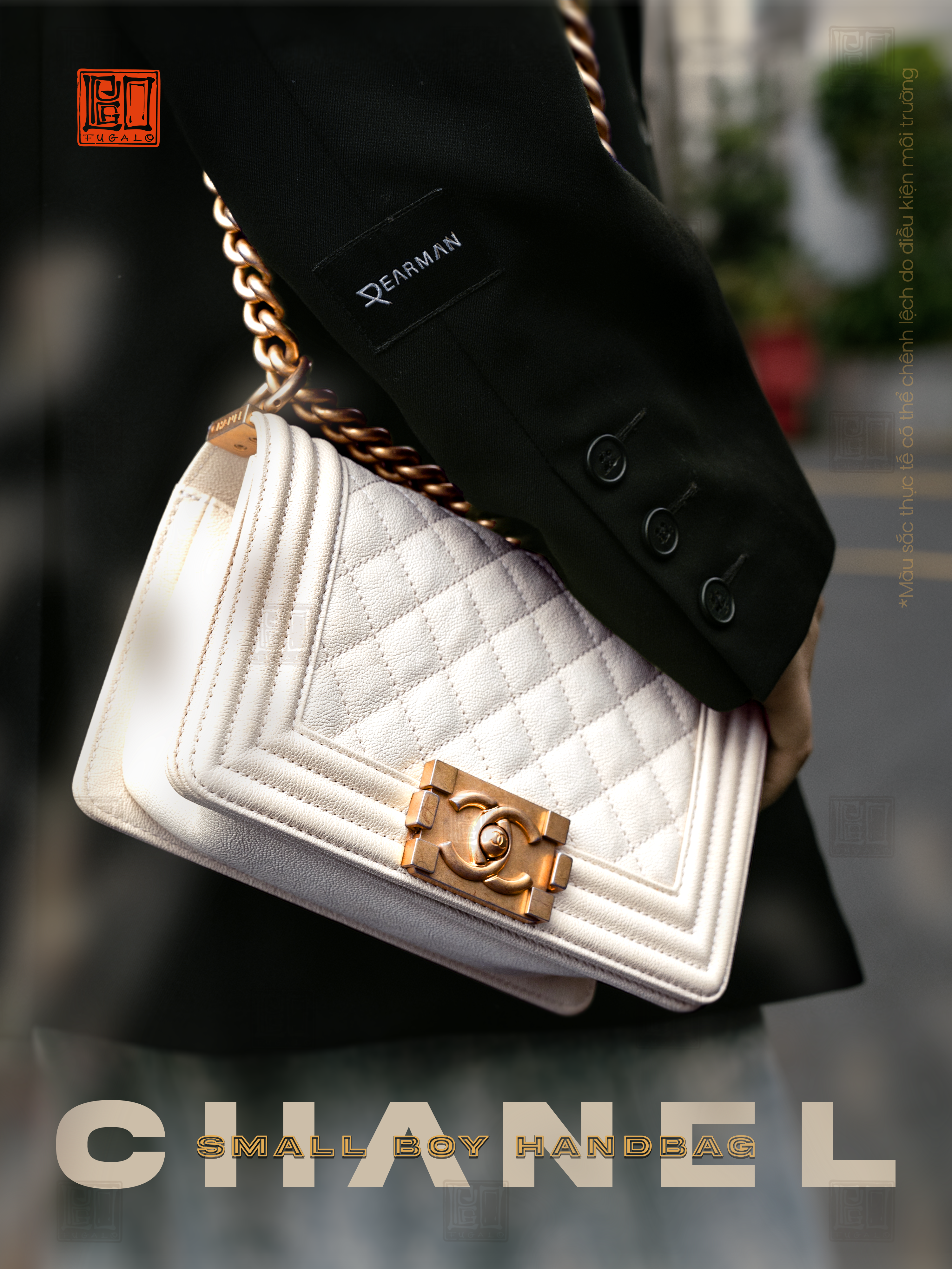 Chanel Boy Trắng