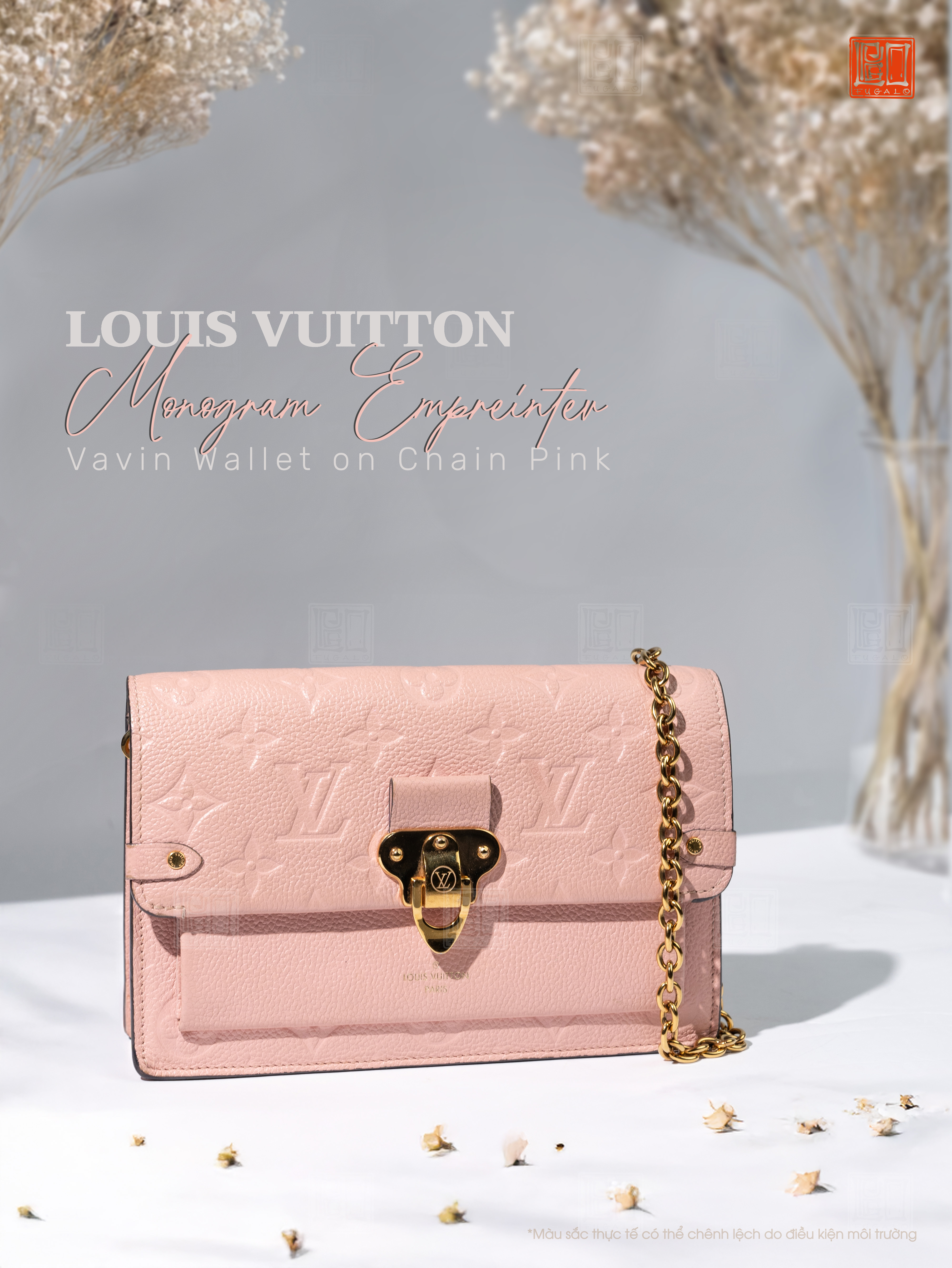 Louis Vuitton Vavin Chain Wallet – Pink