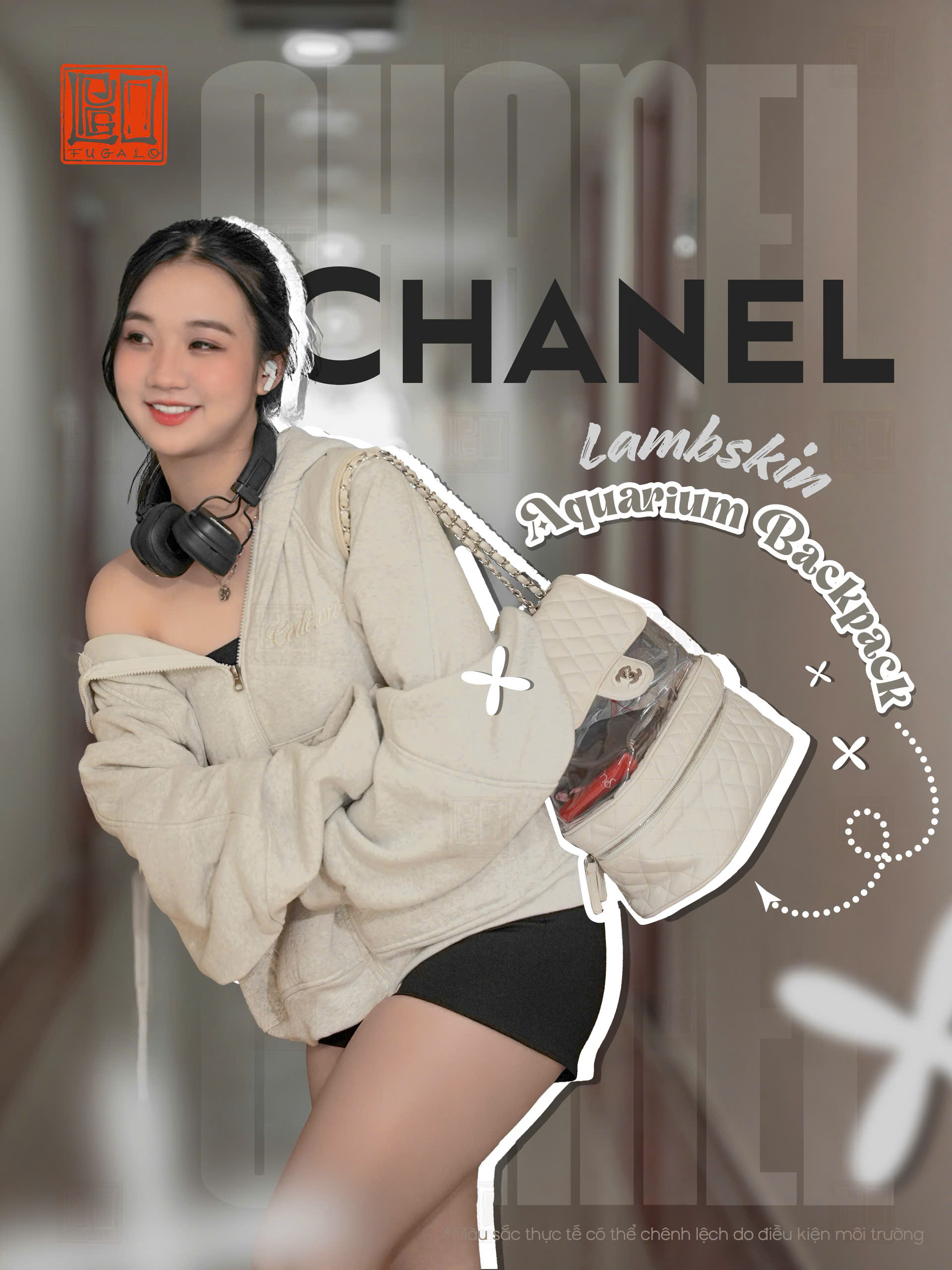 Chanel Lambskin Aquarium Backpack