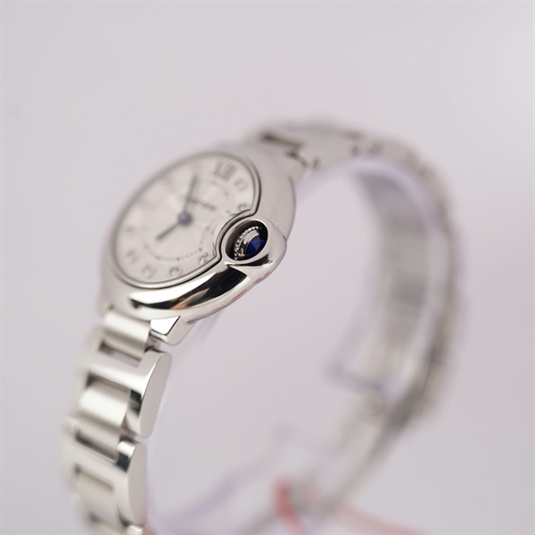 Đồng hồ Cartier bạc (3009783925AX) sz30 (HC) KG+