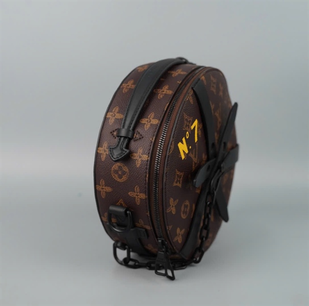 Túi LV Wheel Box Bag hoa nâu (BMC) +