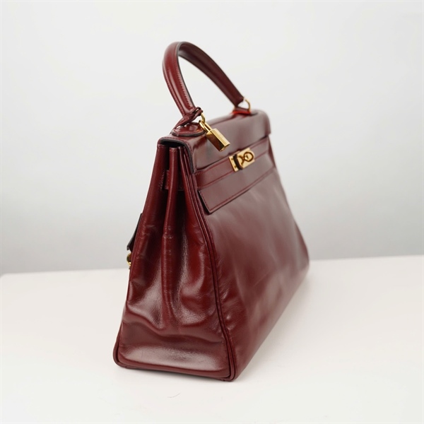 Túi Hermes kelly đỏ kèm ổ + 2 chìa sz32 KG+