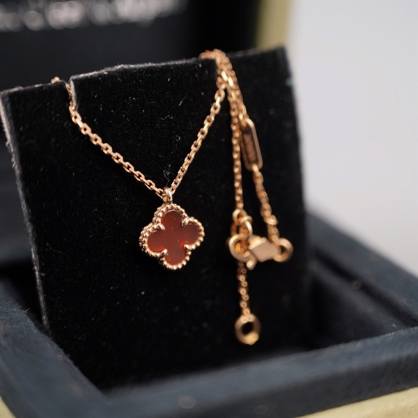 Dây chuyền Van Cleef hoa đỏ (LT) KG+
