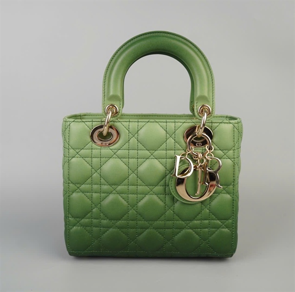 Túi Dior Lady xanh omber (18-MA-0211) szS (BMC)+
