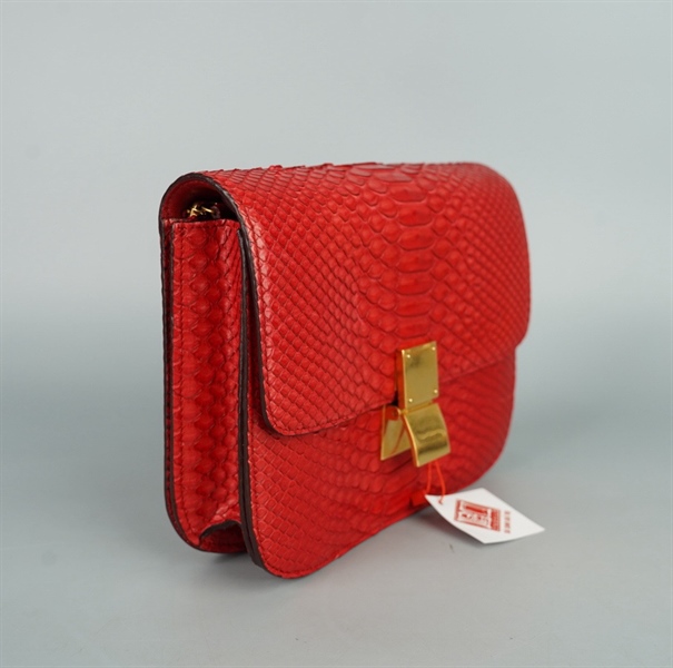 Túi Celine Classic Box đỏ ( U-CE-0123) sz23 KG+