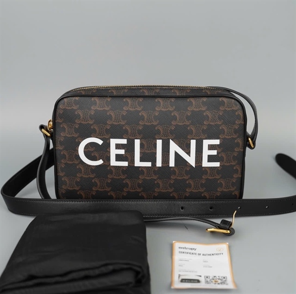Túi Celine đeo chéo nâu (S-CU-2263) sz23 (A-T) KG+