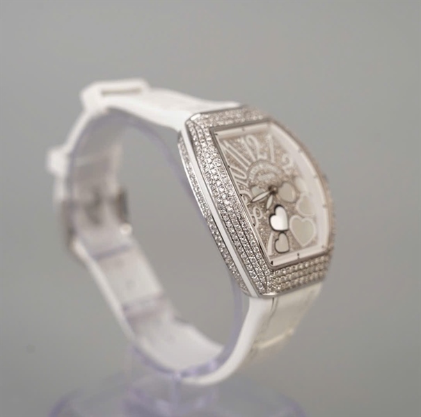 Đồng hồ Franck Muller V32 (32x46mm) trắng (no2281) (HC) KG+