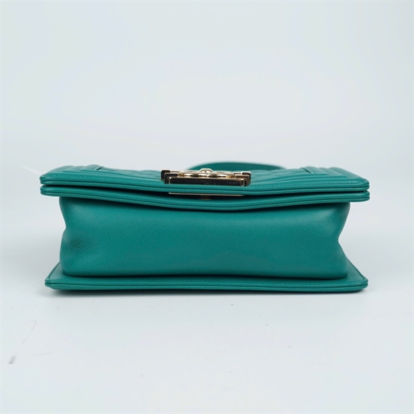 Túi Chanel Boy xanh (28659318) sz20 (BMC) KG+