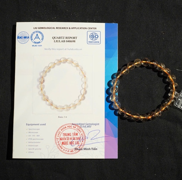 Vòng Thạch anh tóc vàng (848698) KG+