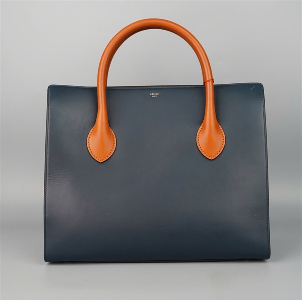 Túi Celine captap handle xanh đen sz36 KG+