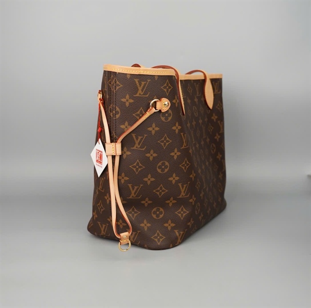 Túi LV Neverfull hoa nâu kèm ví sz32 KG+