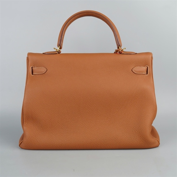 Túi Hermes Kelly nâu kèm ổ + 2 chìa sz35 (BQ) KG+