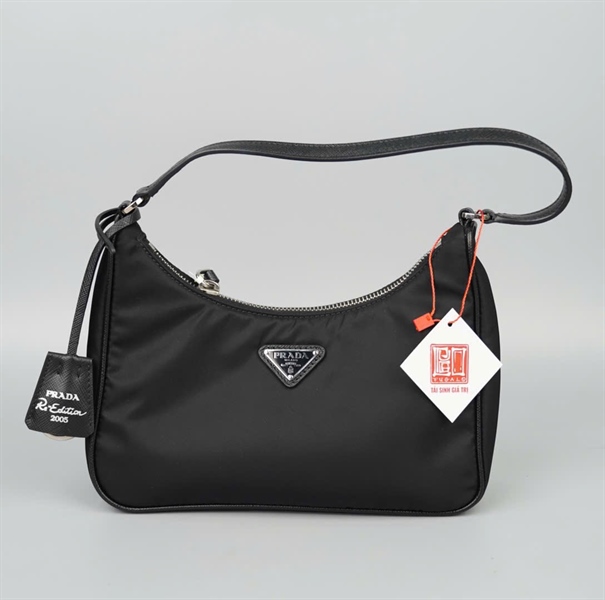 Túi Prada đen sz22 (ALT) KG+