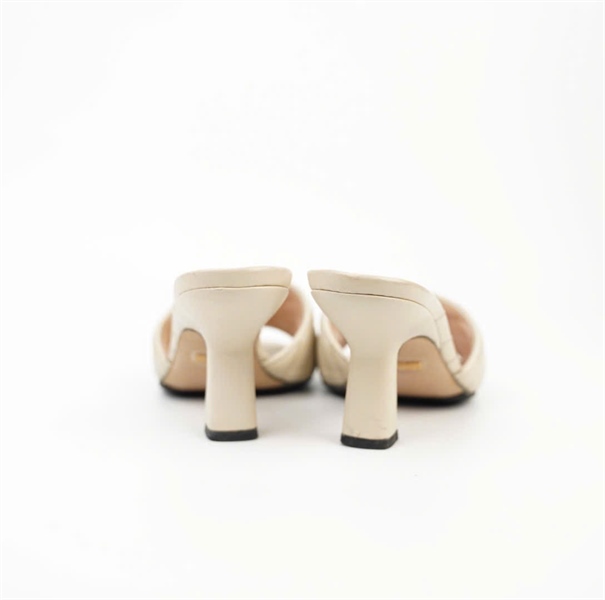 Dép GG màu kem size 35 đế 8p KG +