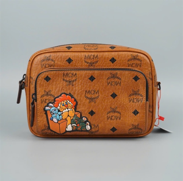 Túi MCM nâu in hình sz22 +
