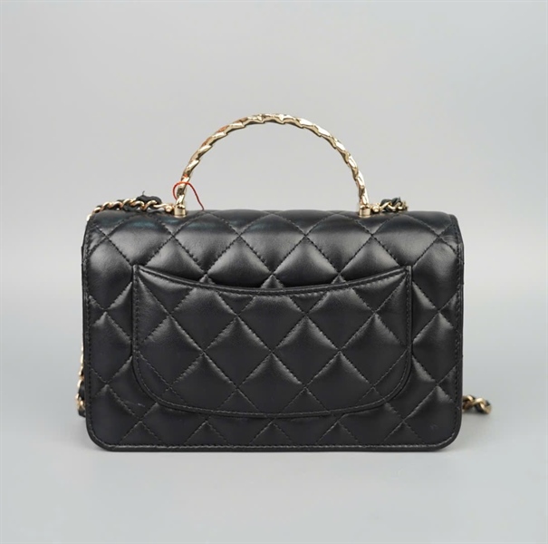 Túi Chanel Handle đen (HT3XC17E) sz19 (HC) +