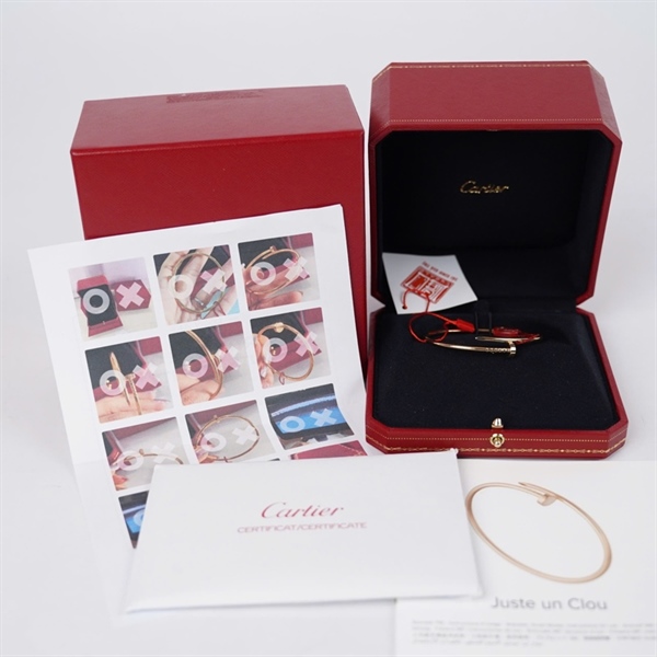 Vòng tay Cartier đinh vàng (593CTK) KG+