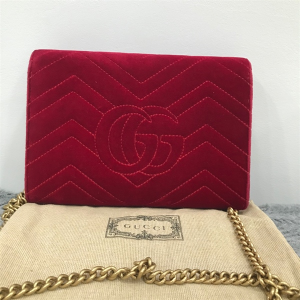 Túi GG Đỏ Nhung+