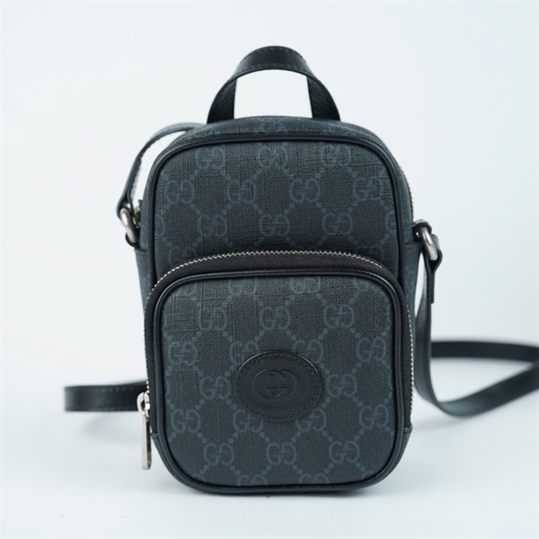 Túi GG Messenger đen (672952-0416) sz11 KG+
