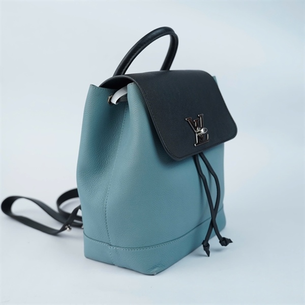 Balo LV xanh nắp đen (DU4136) sz21 (A-T) KG+