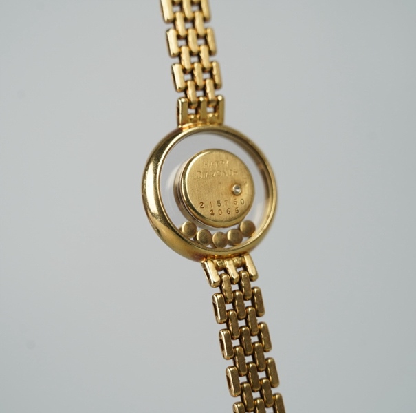 Đồng hồ Chopard tròn vàng (217560 4066) sz20 kim độ (HC) KG+