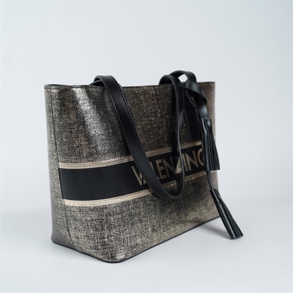 Túi Valentino Tote nâu ánh bạc sz30 (TH) KG+