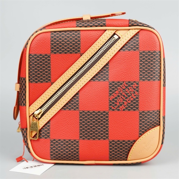 Túi LV Pop Chess ô vuông cam sz19 ( Manly) KG+