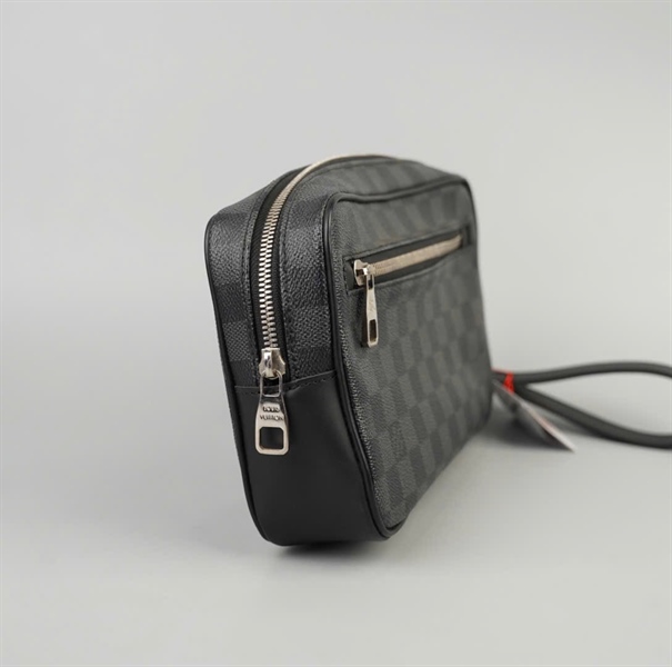 Túi LV Clutch ô vuông nâu sz24 KG+