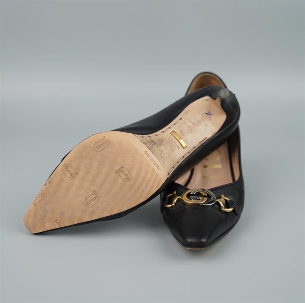 Giày GG 1955 màu đen sz37.5 cao 7p KG+