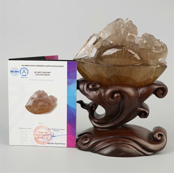 Tác phẩm kỳ lân thổi vàng (284294) KG+